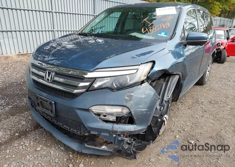 2018 Honda Pilot Ex-L из США, поврежденный, VIN 5FNYF6H50JB027240